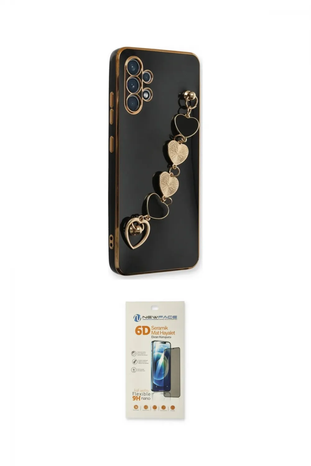 ieg™ Galaxy A32 Kılıf Nova Işık Prime - Siyah 6D Mat Seramik Hayalet Nano Ekran Koruyucu
