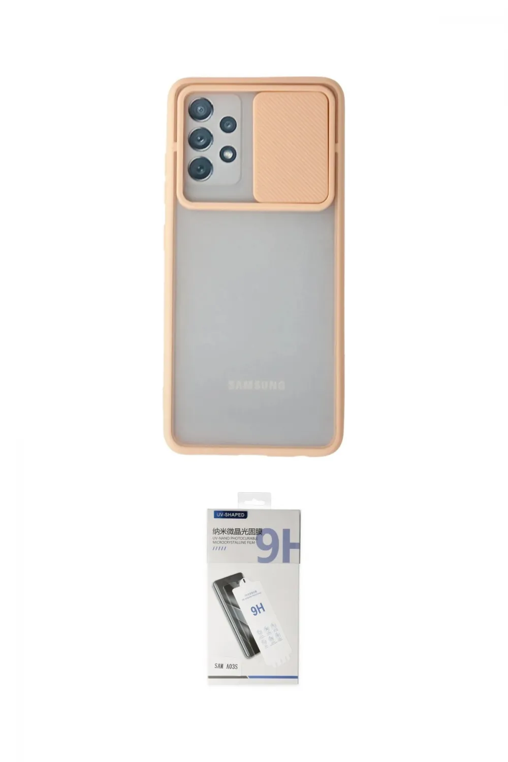 ieg™ Galaxy A32 Kılıf Vadi Çizgi - Şeffaf Uv Polymer Nano Ekran Koruyucu