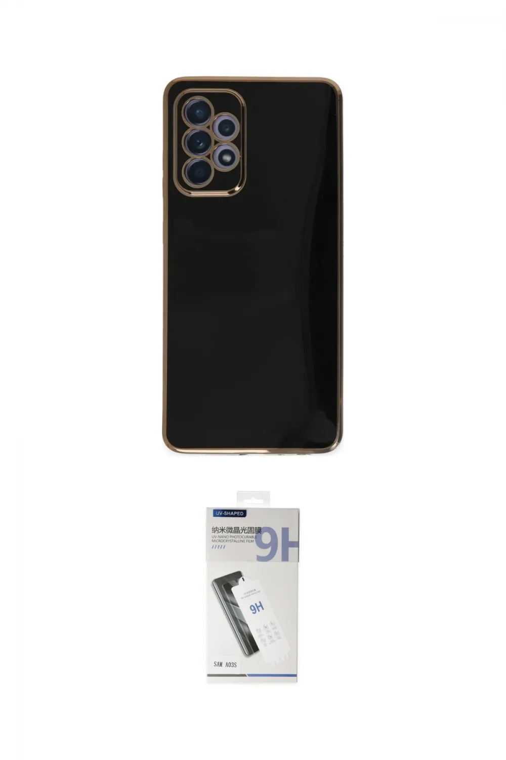 ieg™ Galaxy A32 Kılıf Yankı Serisi - Şeffaf Uv Polymer Nano Ekran Koruyucu