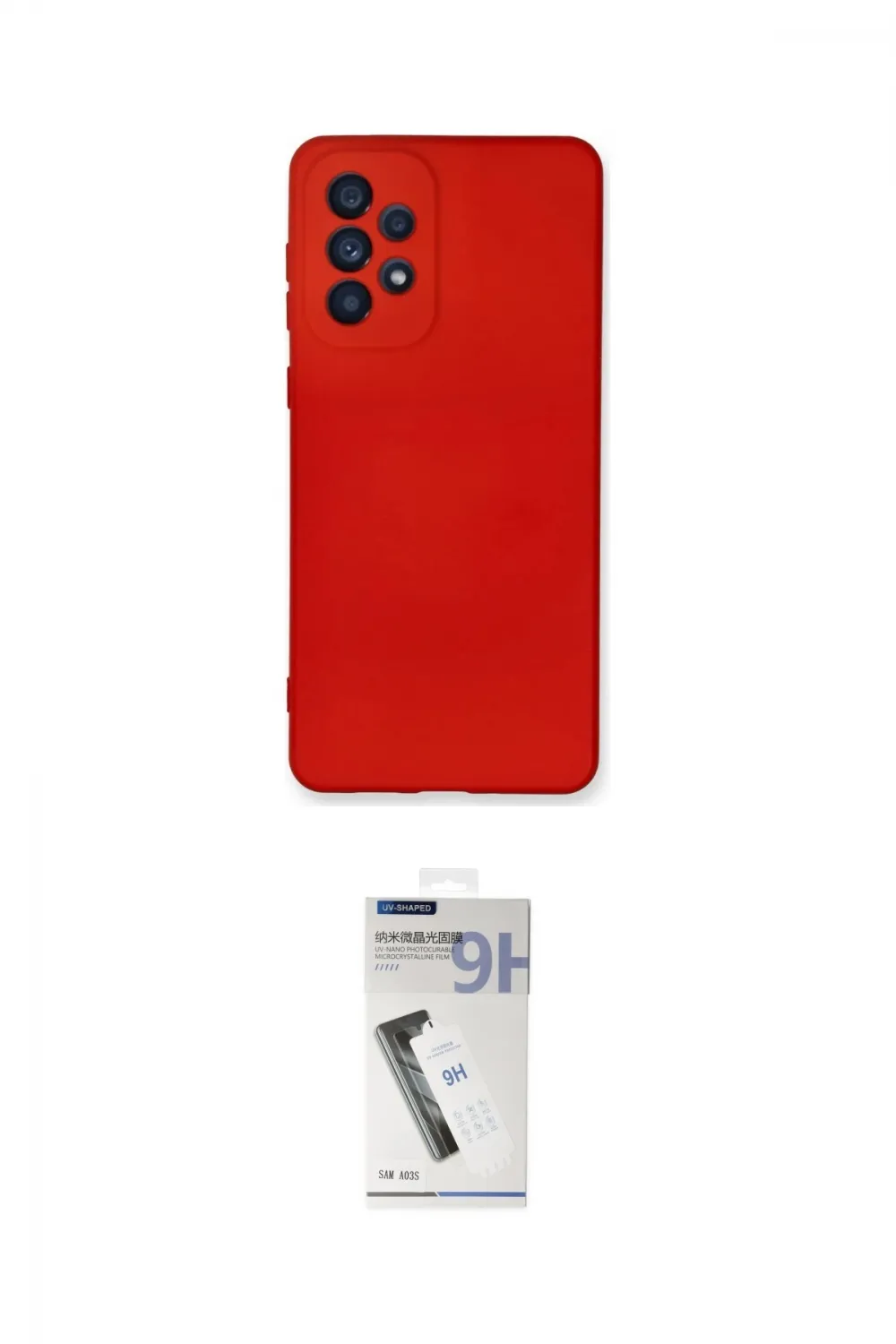 ieg™ Galaxy A33 5G Kılıf Ahenk Serisi - Şeffaf Uv Polymer Nano Ekran Koruyucu