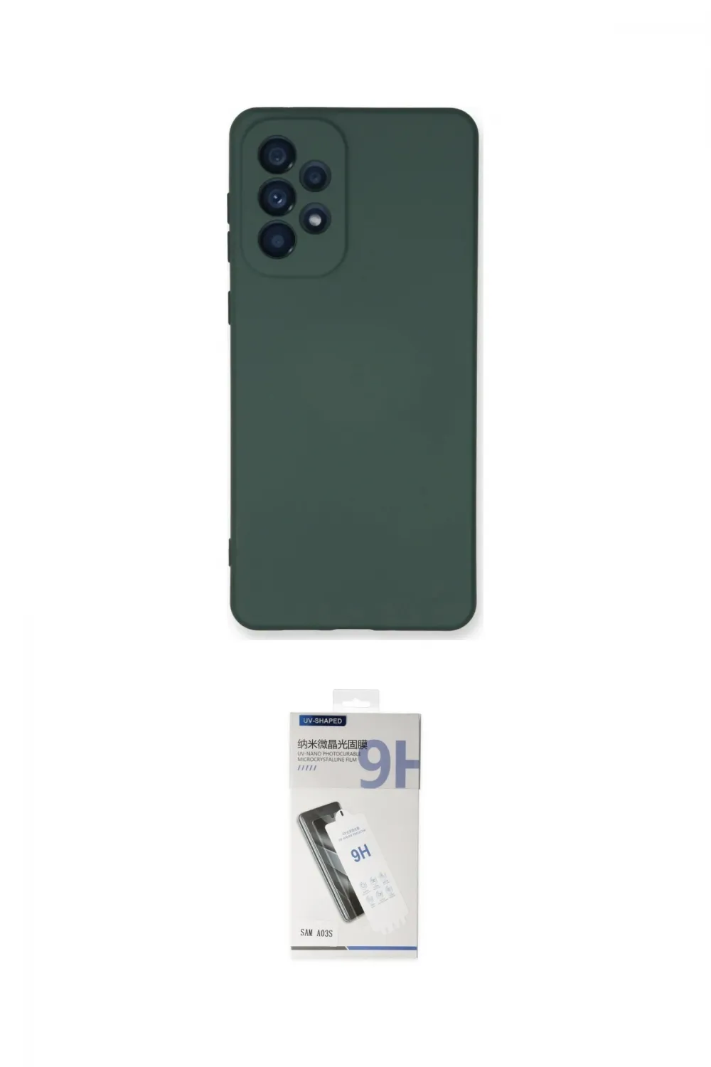 ieg™ Galaxy A33 5G Kılıf Ahenk Serisi - Şeffaf Uv Polymer Nano Ekran Koruyucu