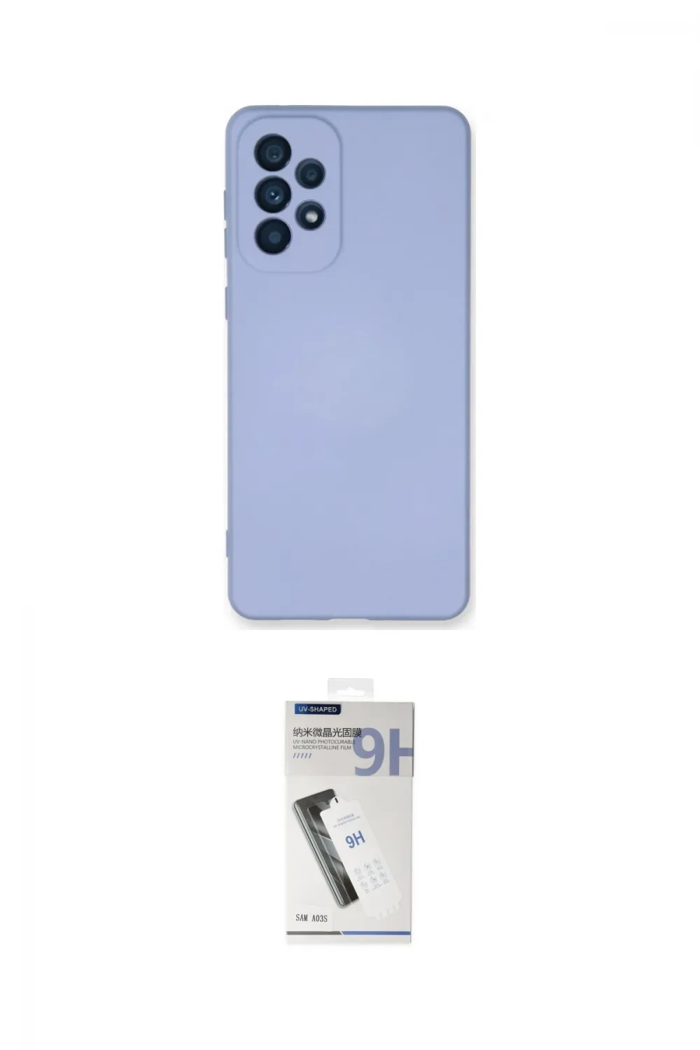 ieg™ Galaxy A33 5G Kılıf Ahenk Serisi - Şeffaf Uv Polymer Nano Ekran Koruyucu