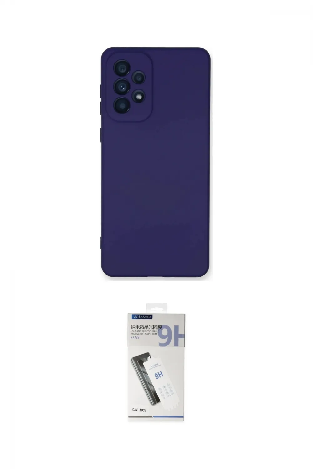 ieg™ Galaxy A33 5G Kılıf Ahenk Serisi - Şeffaf Uv Polymer Nano Ekran Koruyucu