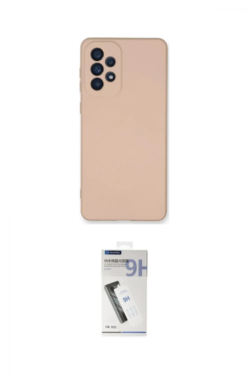 ieg™ Galaxy A33 5G Kılıf Ahenk Serisi - Şeffaf Uv Polymer Nano Ekran Koruyucu