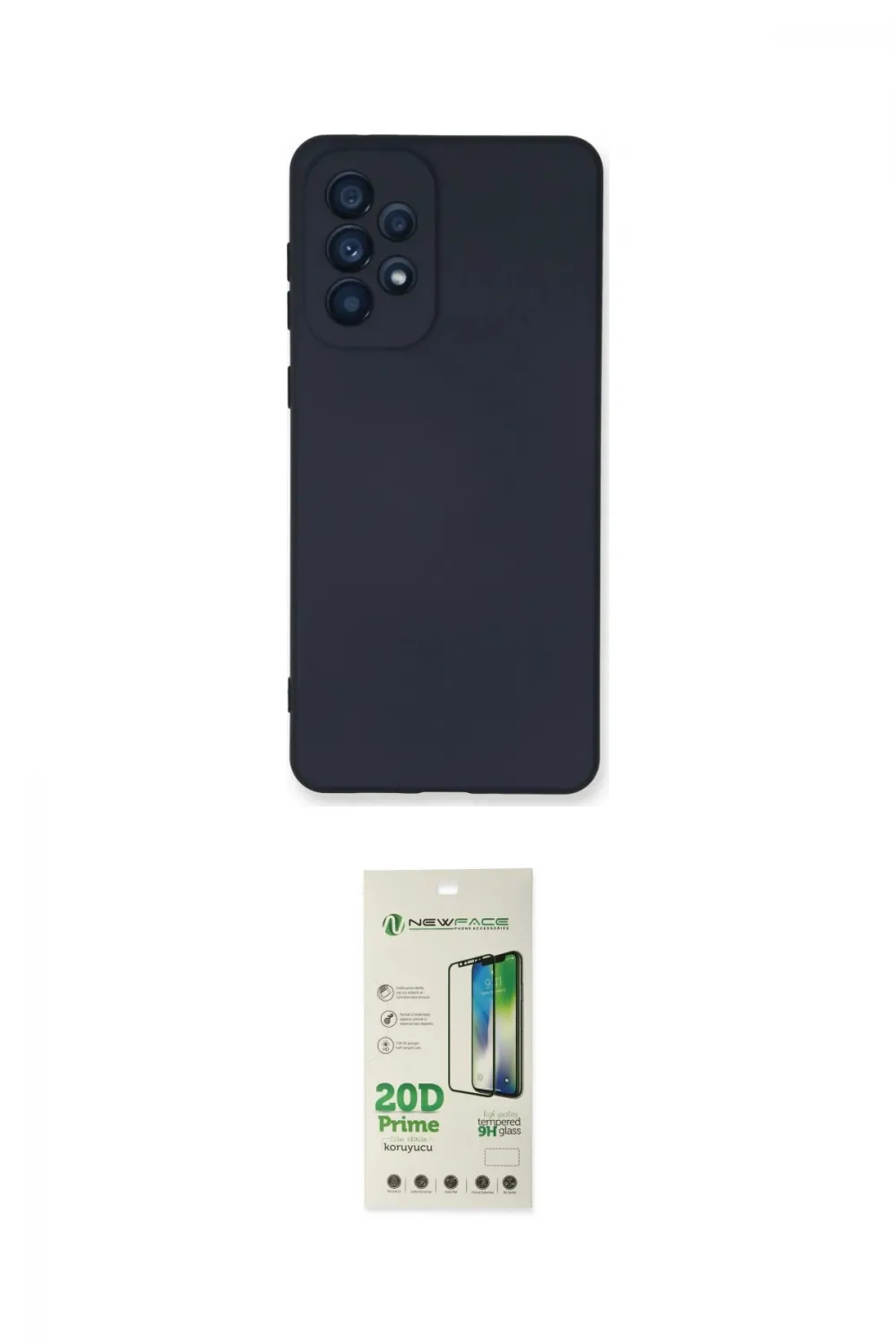 ieg™ Galaxy A33 5G Kılıf Ahenk Serisi - Siyah 20D Premium Cam Ekran Koruyucu