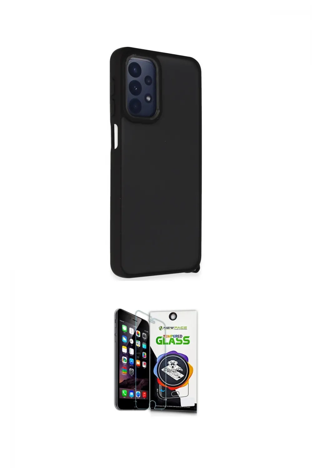 ieg™ Galaxy A33 5G Kılıf Atlas Form - Şeffaf Temperli Cam Ekran Koruyucu