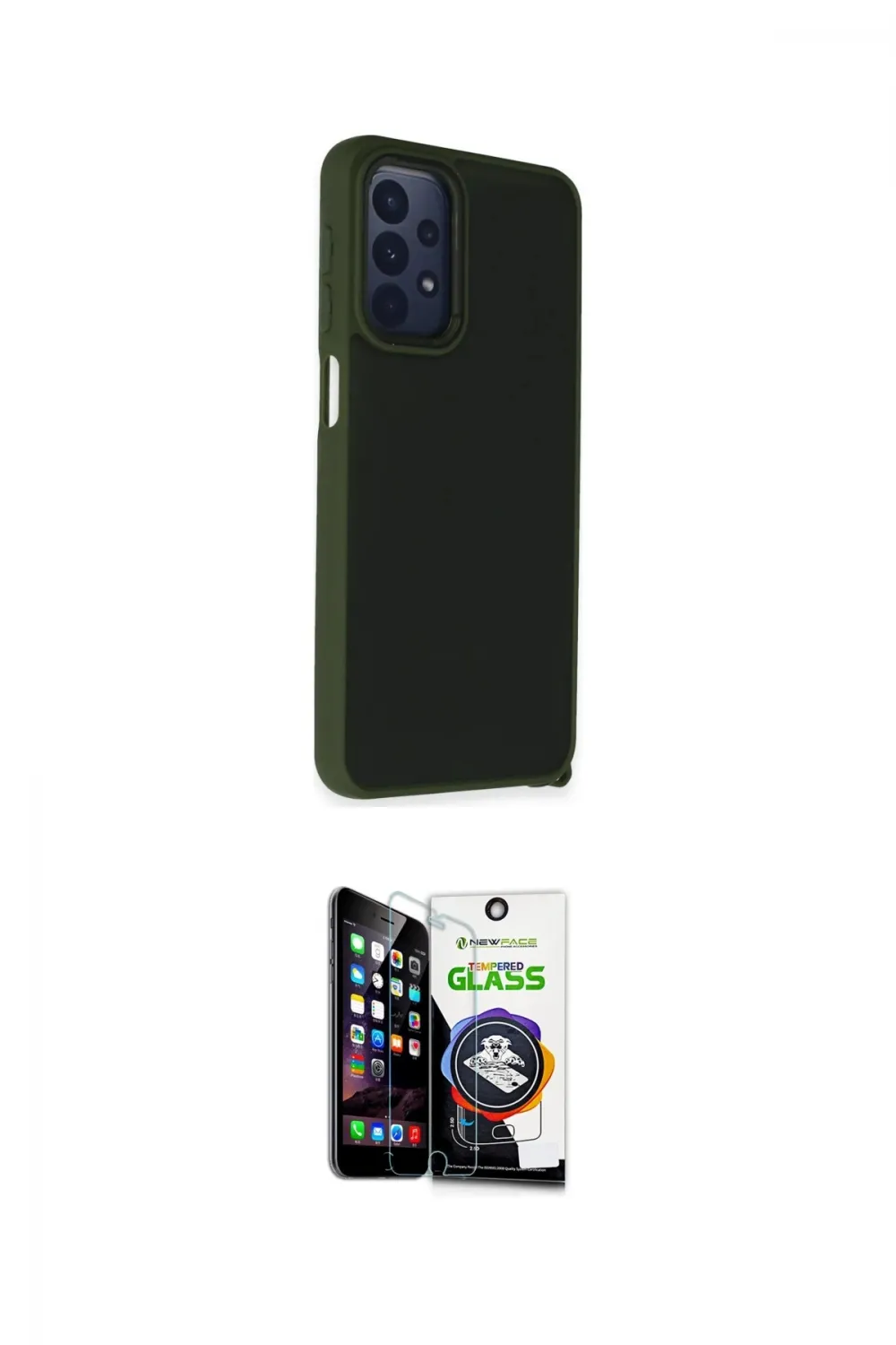 ieg™ Galaxy A33 5G Kılıf Atlas Form - Şeffaf Temperli Cam Ekran Koruyucu