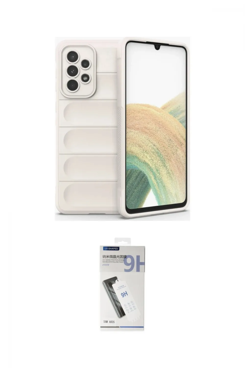 ieg™ Galaxy A33 5G Kılıf Atlas Koleksiyonu - Şeffaf Uv Polymer Nano Ekran Koruyucu