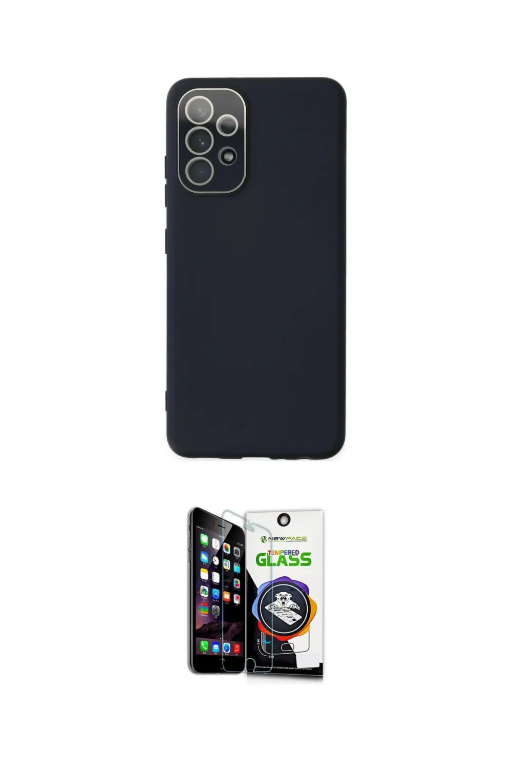 ieg™ Galaxy A33 5G Kılıf Çekirdek Modern Serisi - Şeffaf Temperli Cam Ekran Koruyucu