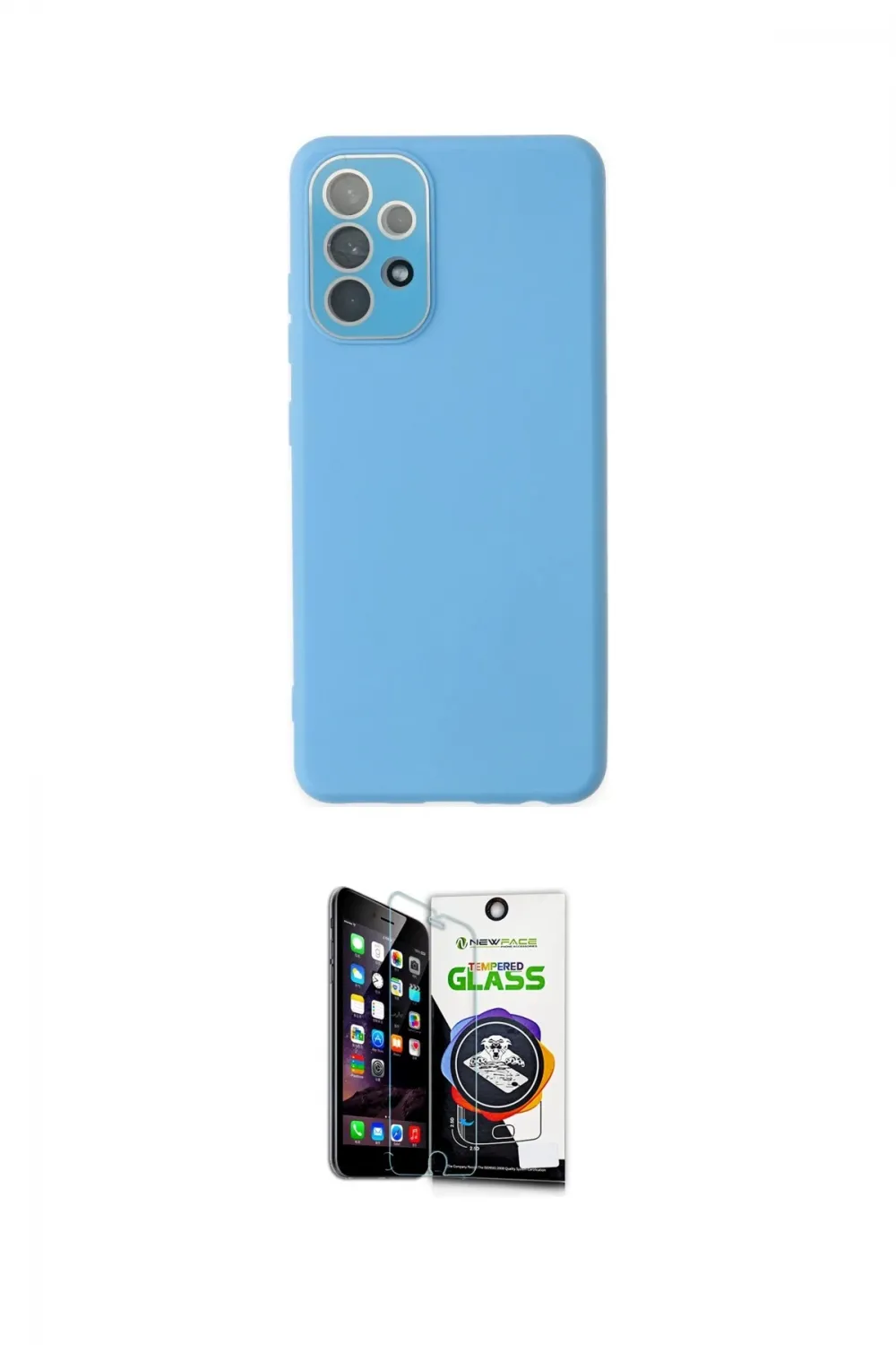 ieg™ Galaxy A33 5G Kılıf Çekirdek Modern Serisi - Şeffaf Temperli Cam Ekran Koruyucu