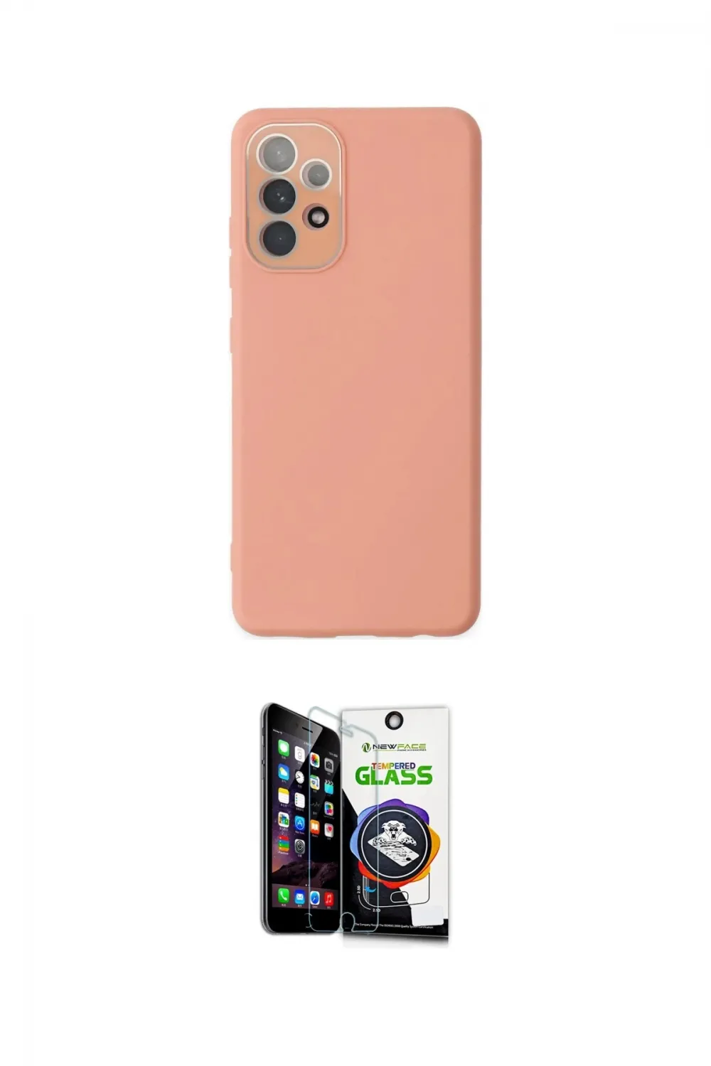ieg™ Galaxy A33 5G Kılıf Çekirdek Modern Serisi - Şeffaf Temperli Cam Ekran Koruyucu