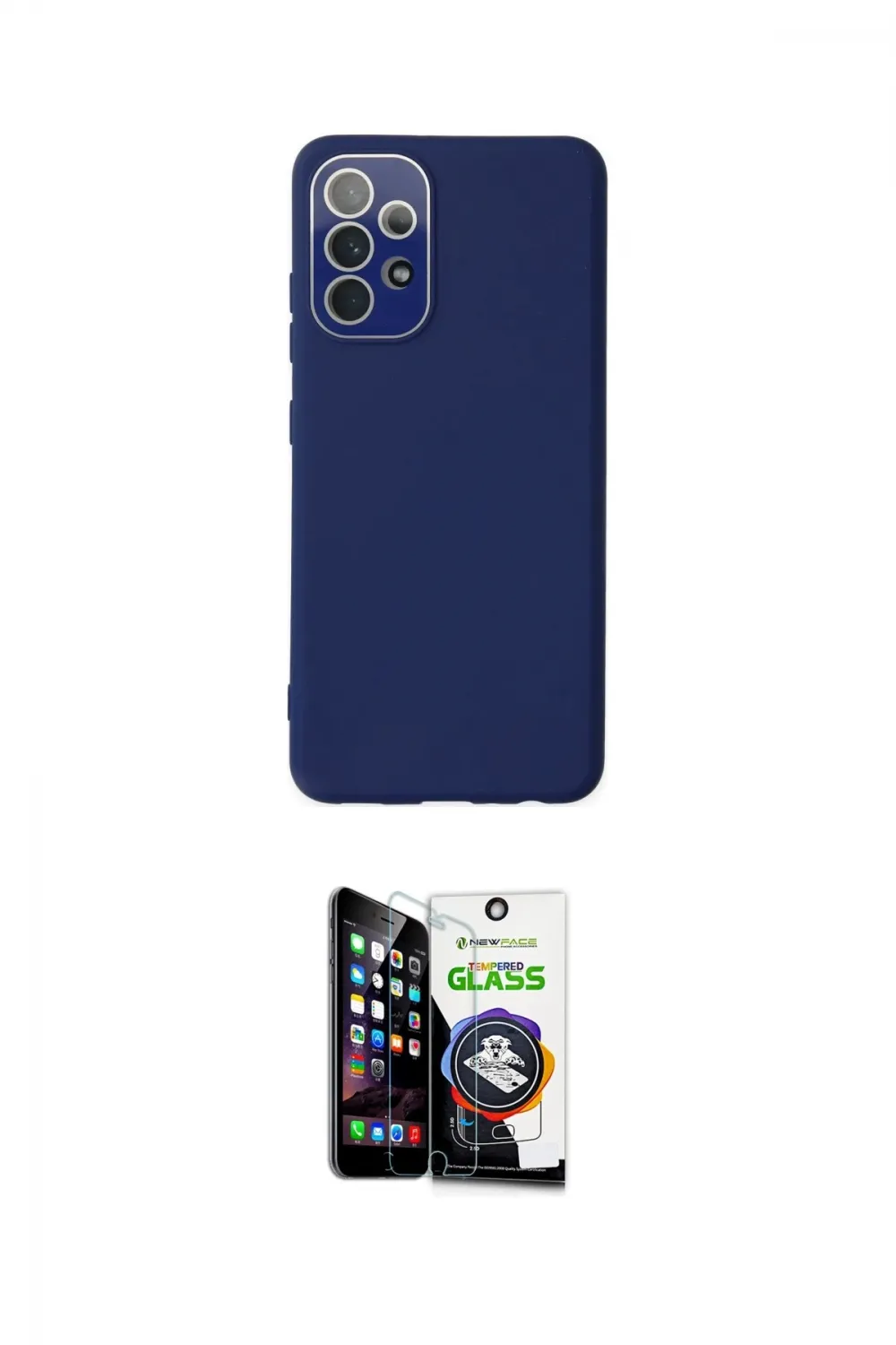 ieg™ Galaxy A33 5G Kılıf Çekirdek Modern Serisi - Şeffaf Temperli Cam Ekran Koruyucu