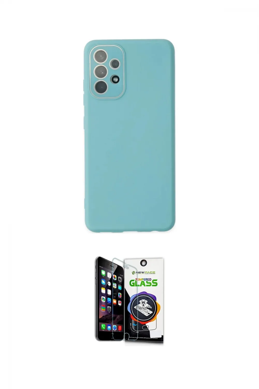 ieg™ Galaxy A33 5G Kılıf Çekirdek Modern Serisi - Şeffaf Temperli Cam Ekran Koruyucu