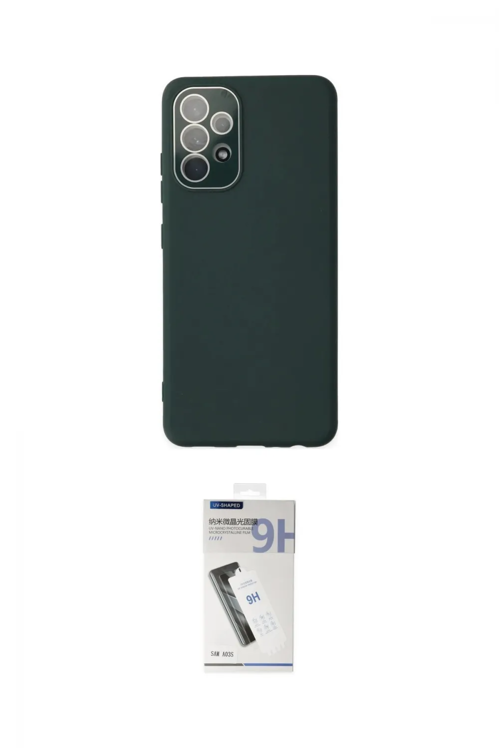 ieg™ Galaxy A33 5G Kılıf Çekirdek Modern Serisi - Şeffaf Uv Polymer Nano Ekran Koruyucu
