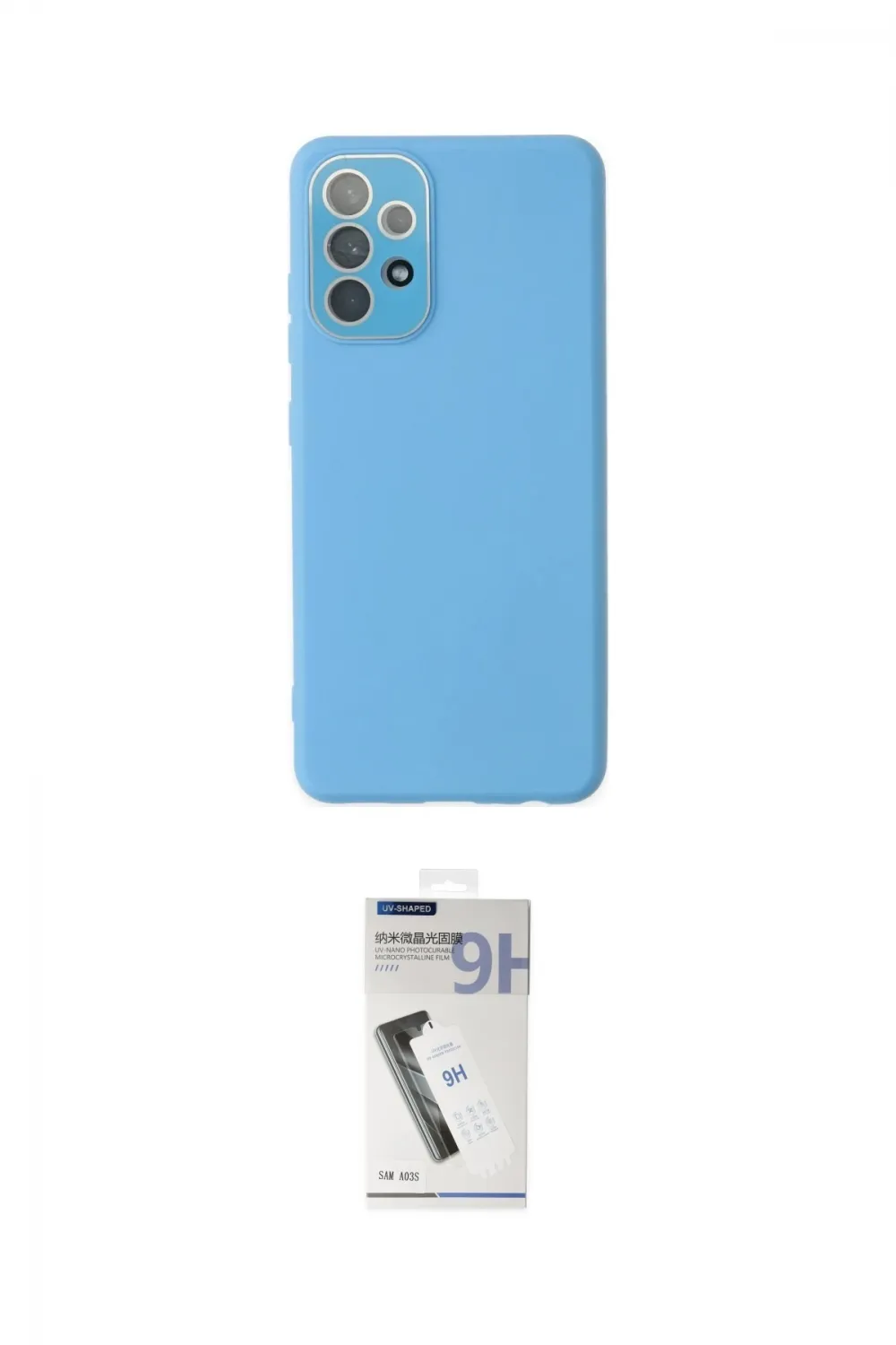 ieg™ Galaxy A33 5G Kılıf Çekirdek Modern Serisi - Şeffaf Uv Polymer Nano Ekran Koruyucu