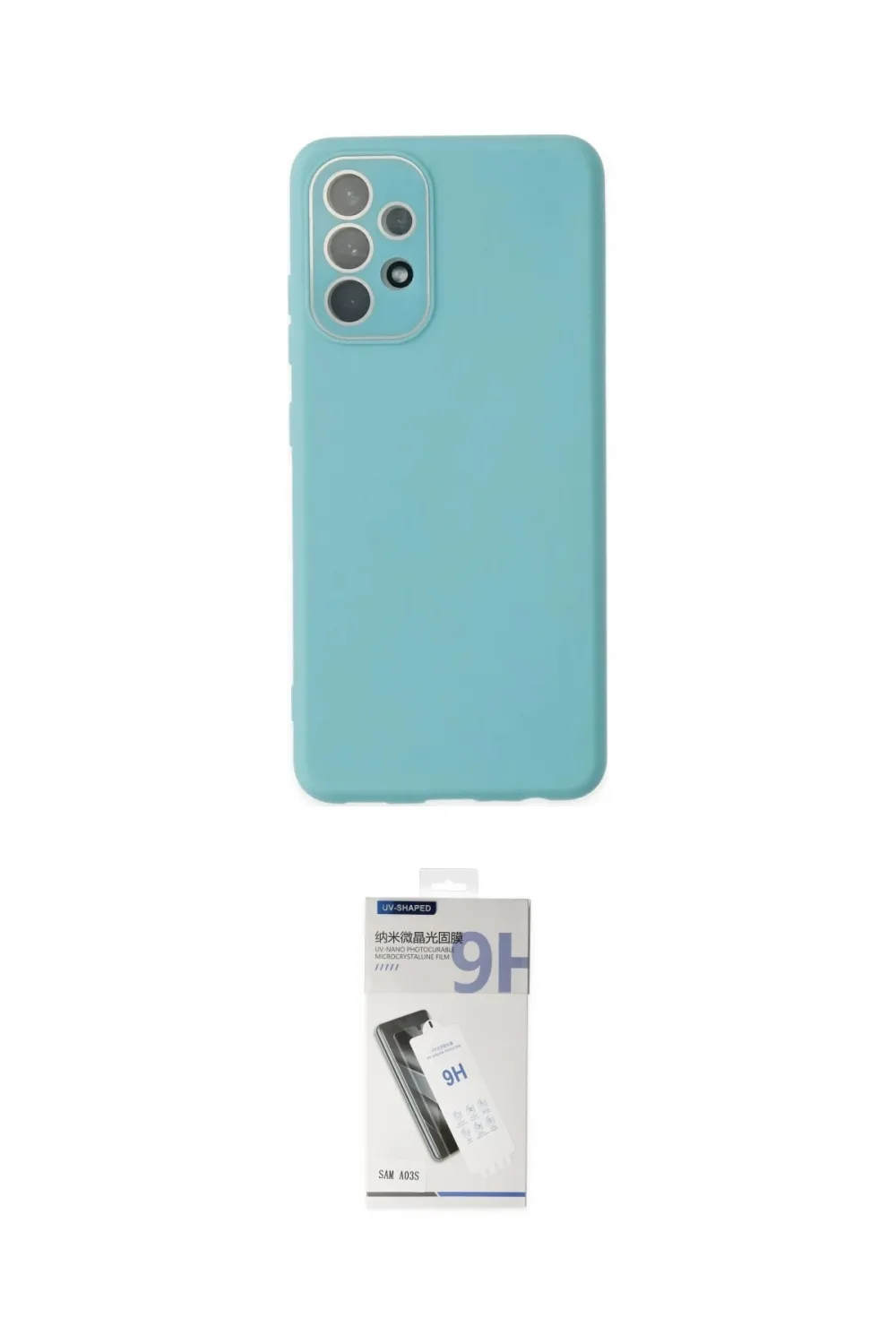 ieg™ Galaxy A33 5G Kılıf Çekirdek Modern Serisi - Şeffaf Uv Polymer Nano Ekran Koruyucu