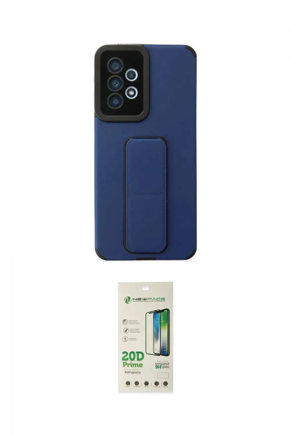 ieg™ Galaxy A33 5G Kılıf Çekirdek Yansıma - Siyah 20D Premium Cam Ekran Koruyucu