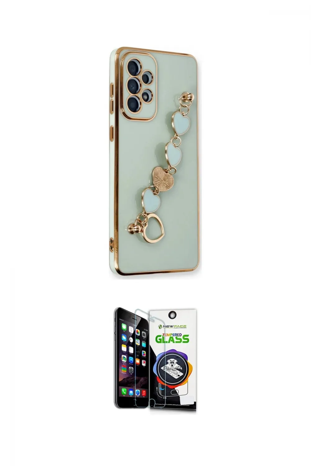 ieg™ Galaxy A33 5G Kılıf Nova Işık Prime - Şeffaf Temperli Cam Ekran Koruyucu