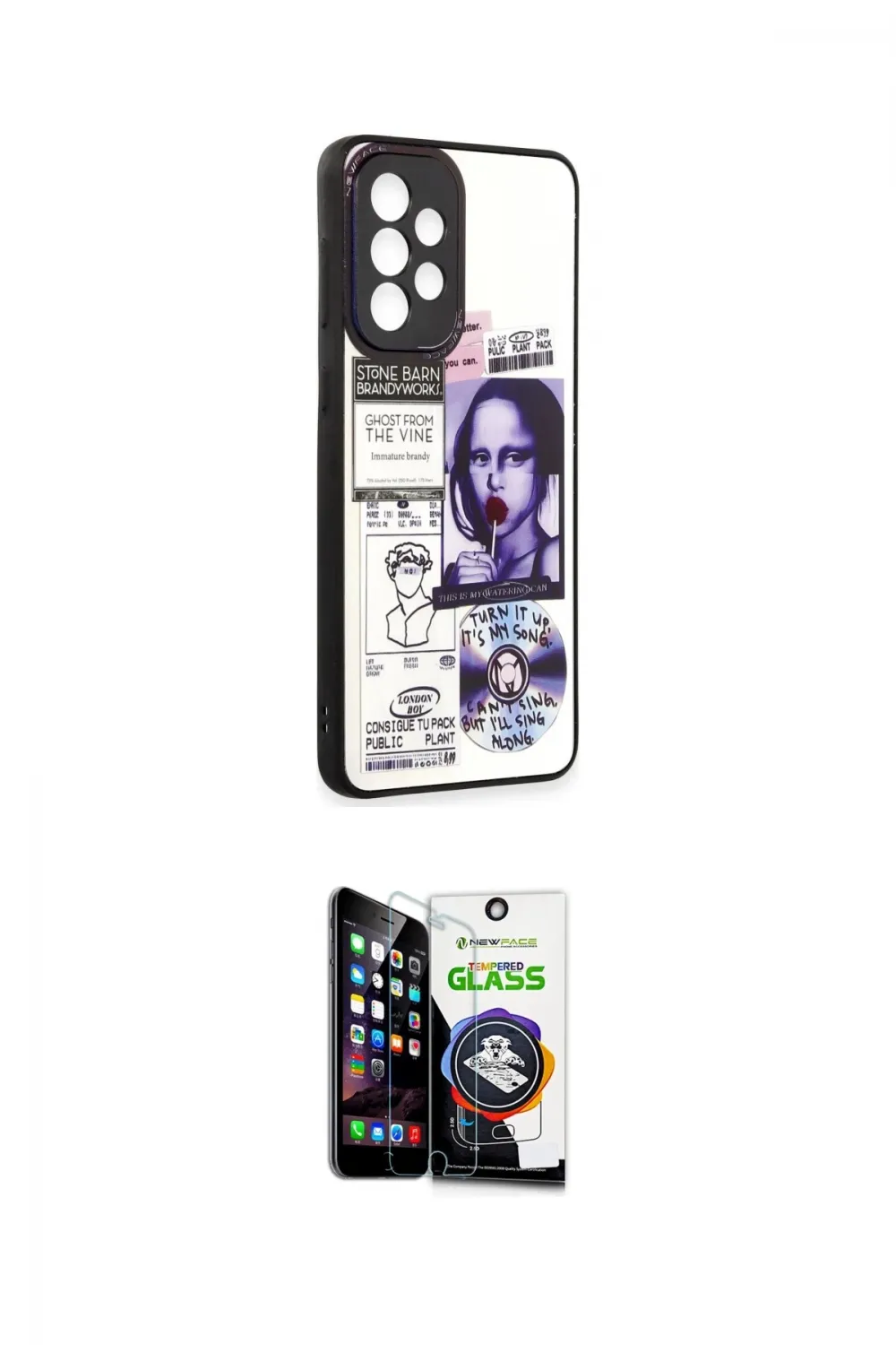ieg™ Galaxy A33 5G Kılıf Odak Klasik Serisi - Şeffaf Temperli Cam Ekran Koruyucu