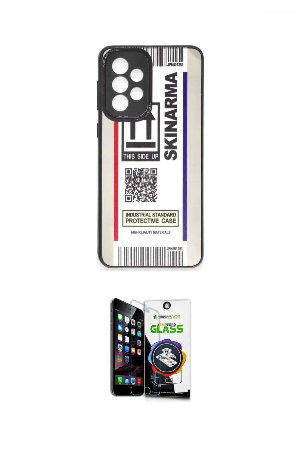 ieg™ Galaxy A33 5G Kılıf Odak Klasik Serisi - Şeffaf Temperli Cam Ekran Koruyucu