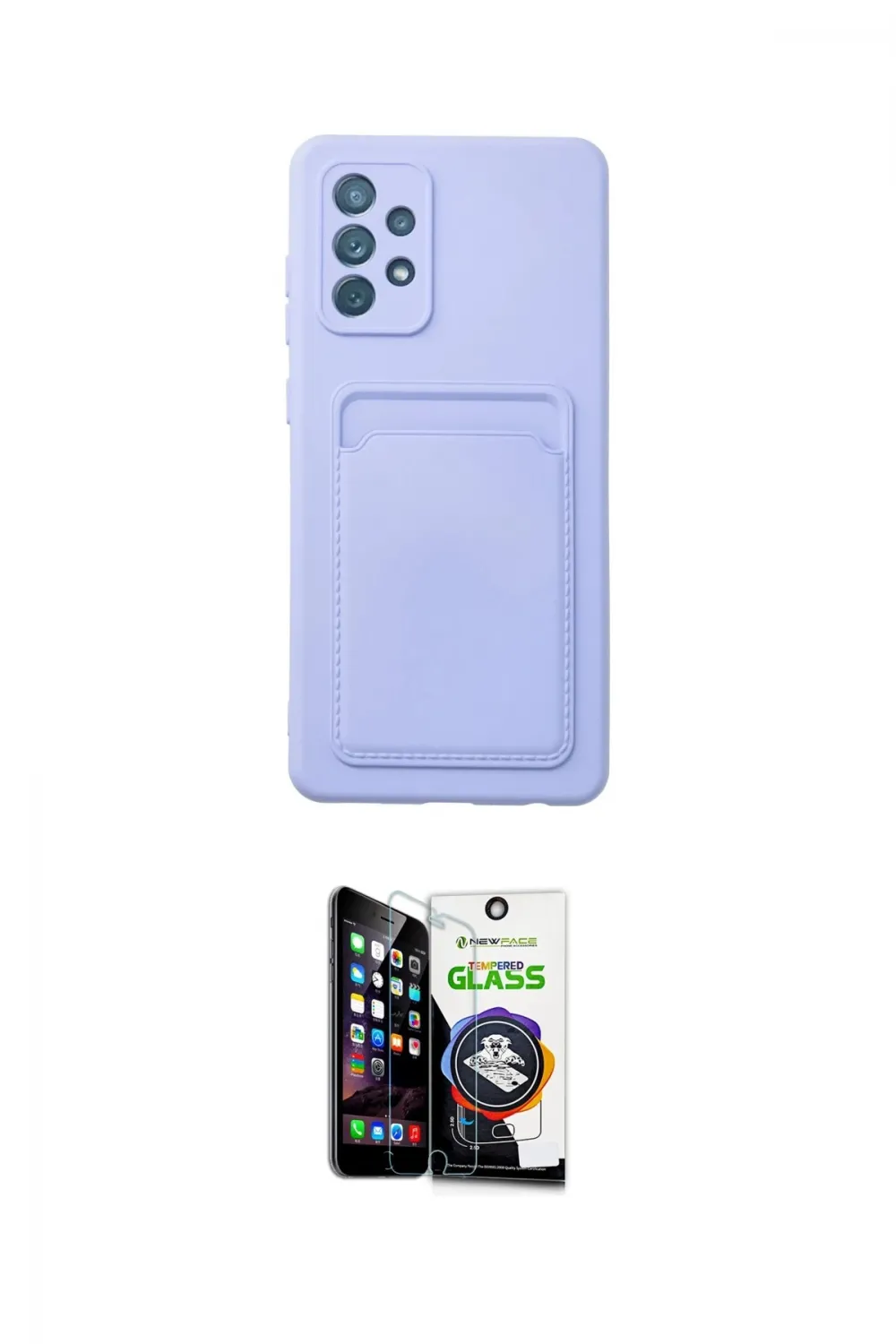 ieg™ Galaxy A33 5G Kılıf Vadi Çizgi Prime - Şeffaf Temperli Cam Ekran Koruyucu