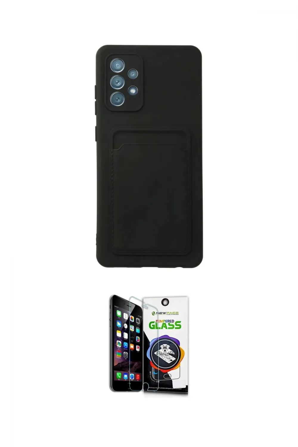 ieg™ Galaxy A33 5G Kılıf Vadi Çizgi Prime - Şeffaf Temperli Cam Ekran Koruyucu