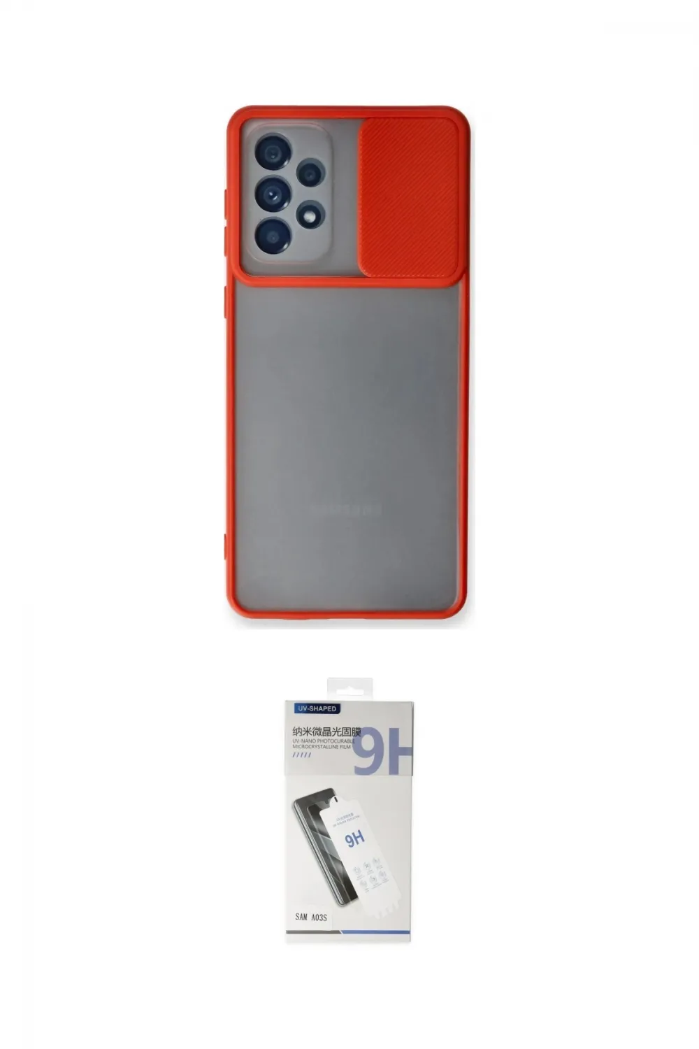 ieg™ Galaxy A33 5G Kılıf Vadi Çizgi - Şeffaf Uv Polymer Nano Ekran Koruyucu
