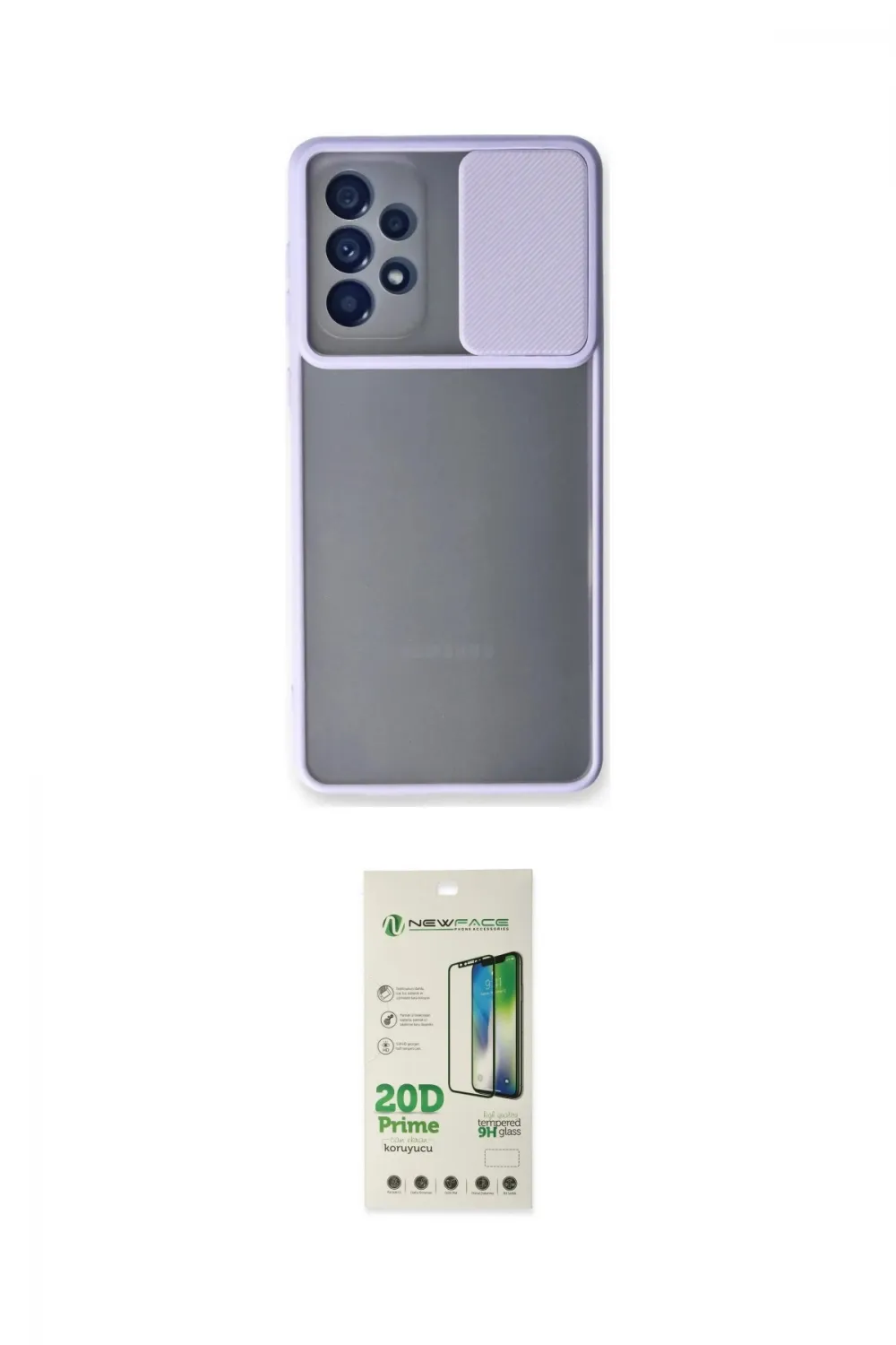ieg™ Galaxy A33 5G Kılıf Vadi Çizgi - Siyah 20D Premium Cam Ekran Koruyucu