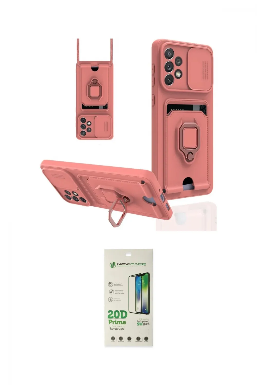 ieg™ Galaxy A33 5G Kılıf Vadi Form Prime - Siyah 20D Premium Cam Ekran Koruyucu