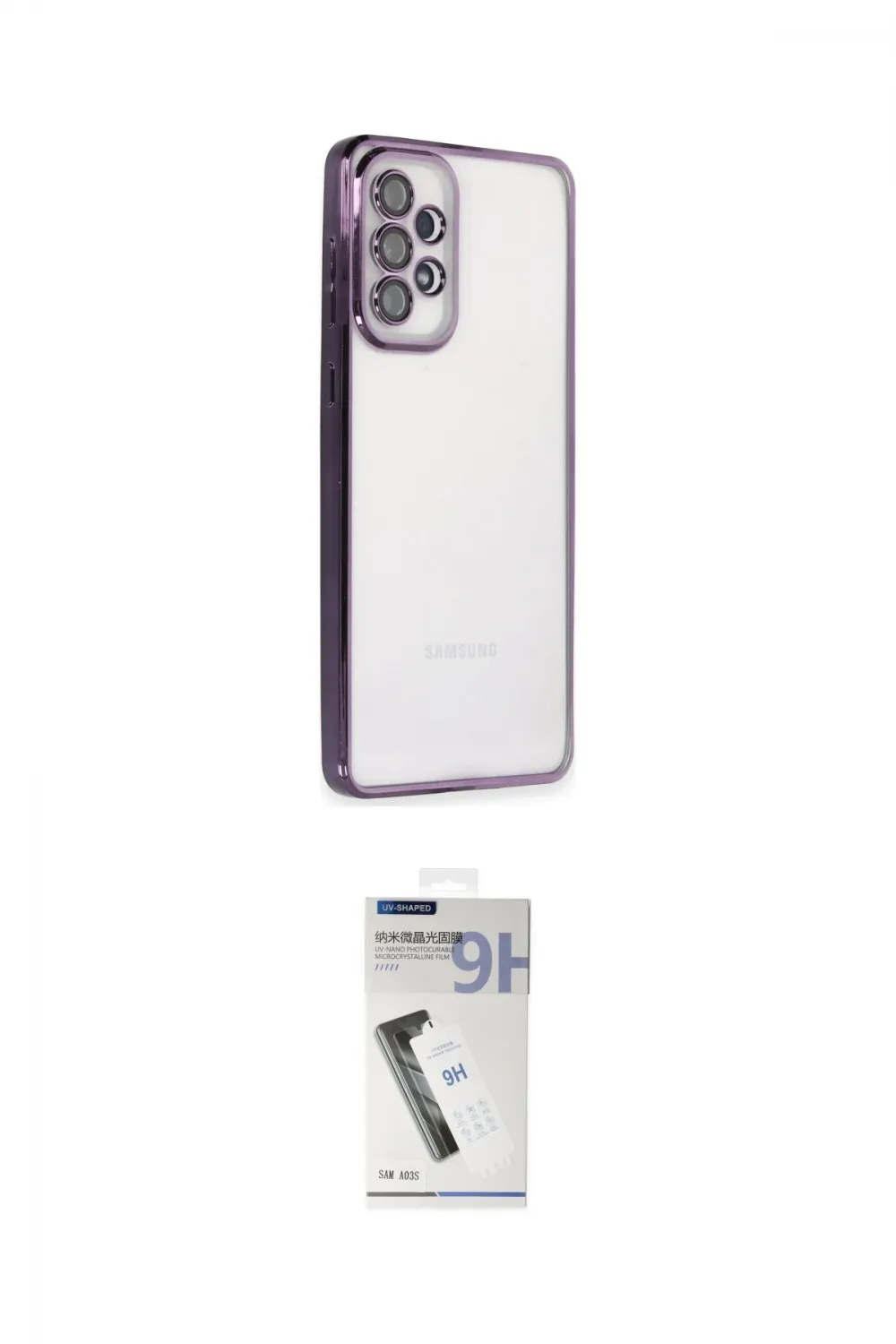 ieg™ Galaxy A33 5G Kılıf Vadi Minimal - Şeffaf Uv Polymer Nano Ekran Koruyucu