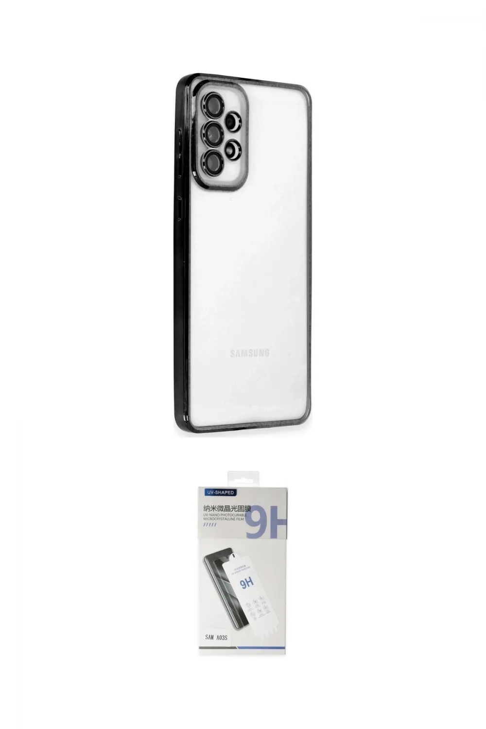 ieg™ Galaxy A33 5G Kılıf Vadi Minimal - Şeffaf Uv Polymer Nano Ekran Koruyucu