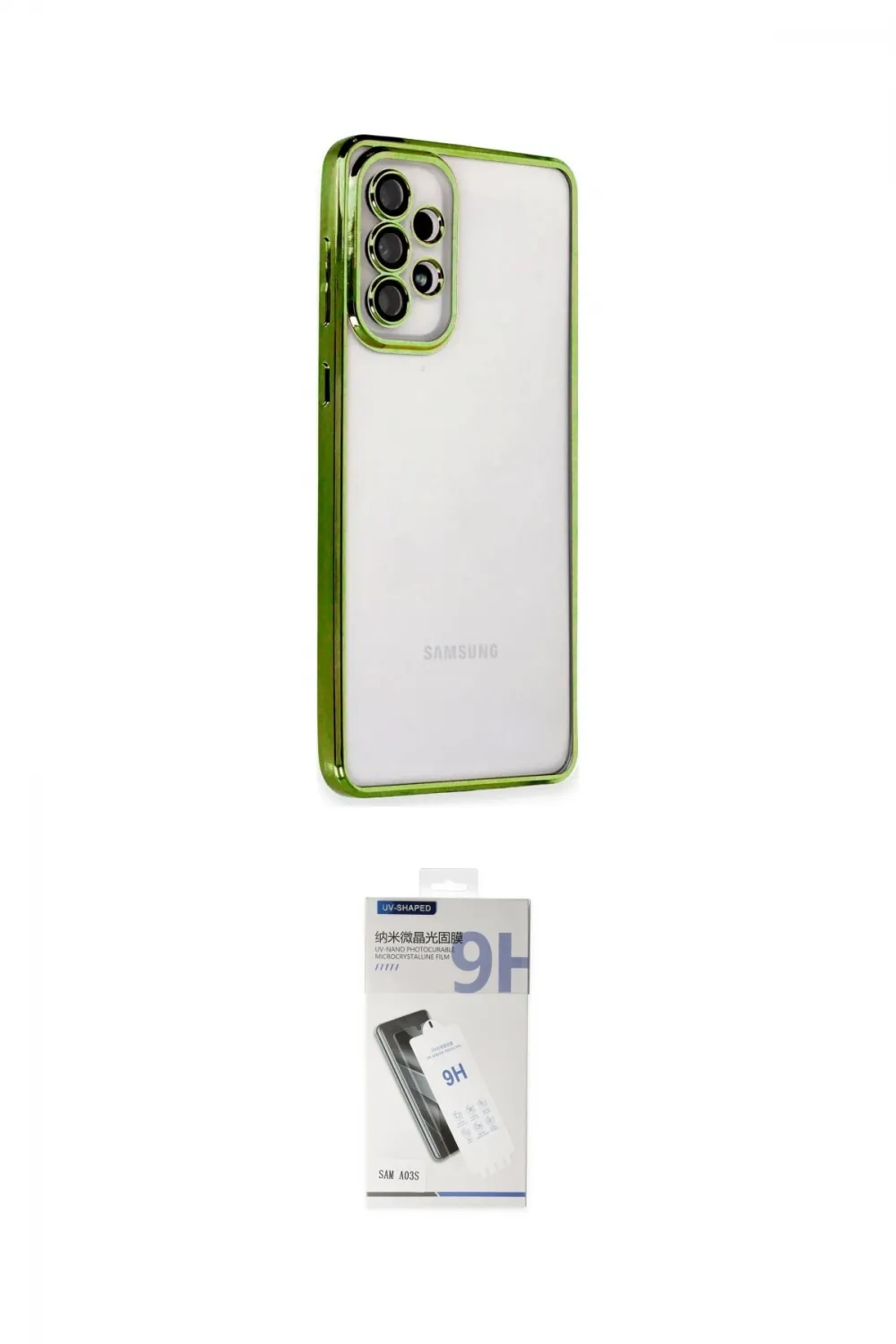 ieg™ Galaxy A33 5G Kılıf Vadi Minimal - Şeffaf Uv Polymer Nano Ekran Koruyucu