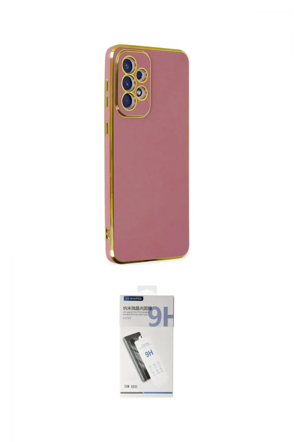 ieg™ Galaxy A33 5G Kılıf Yankı Serisi - Şeffaf Uv Polymer Nano Ekran Koruyucu