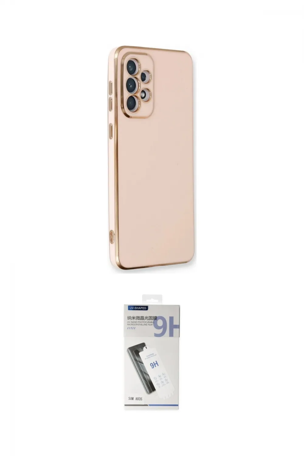 ieg™ Galaxy A33 5G Kılıf Yankı Serisi - Şeffaf Uv Polymer Nano Ekran Koruyucu