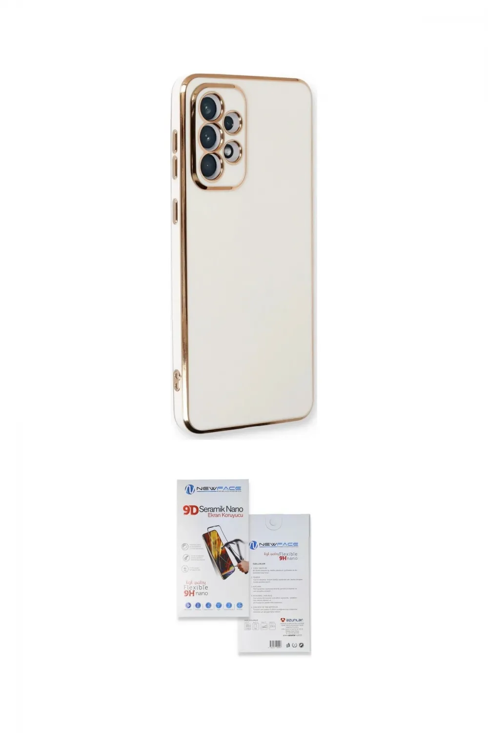 ieg™ Galaxy A33 5G Kılıf Yankı Serisi - Siyah Seramik Nano Ekran Koruyucu
