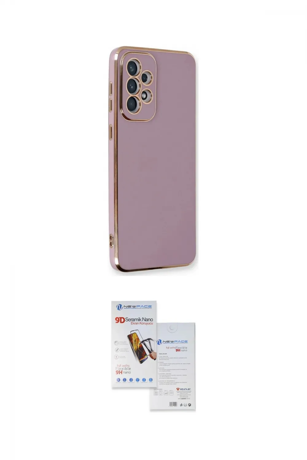 ieg™ Galaxy A33 5G Kılıf Yankı Serisi - Siyah Seramik Nano Ekran Koruyucu