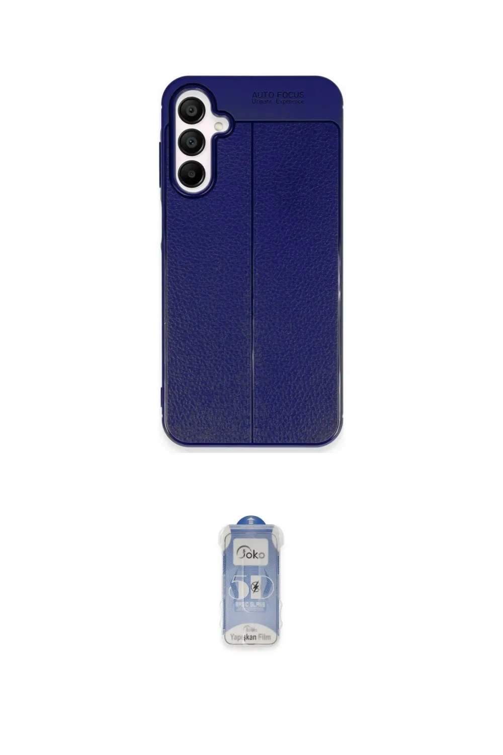 ieg™ Galaxy A35 5G Kılıf Doruk Klasik Özel Seri - Siyah Joko Magic 5D Cam