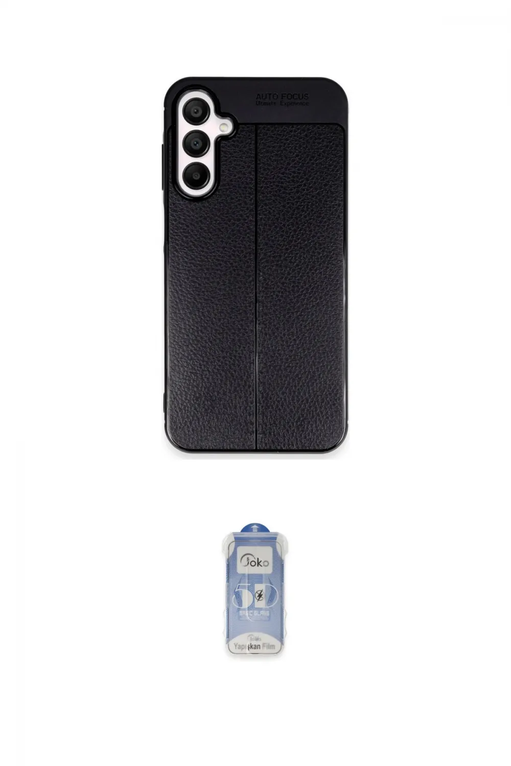 ieg™ Galaxy A35 5G Kılıf Doruk Klasik Özel Seri - Siyah Joko Magic 5D Cam