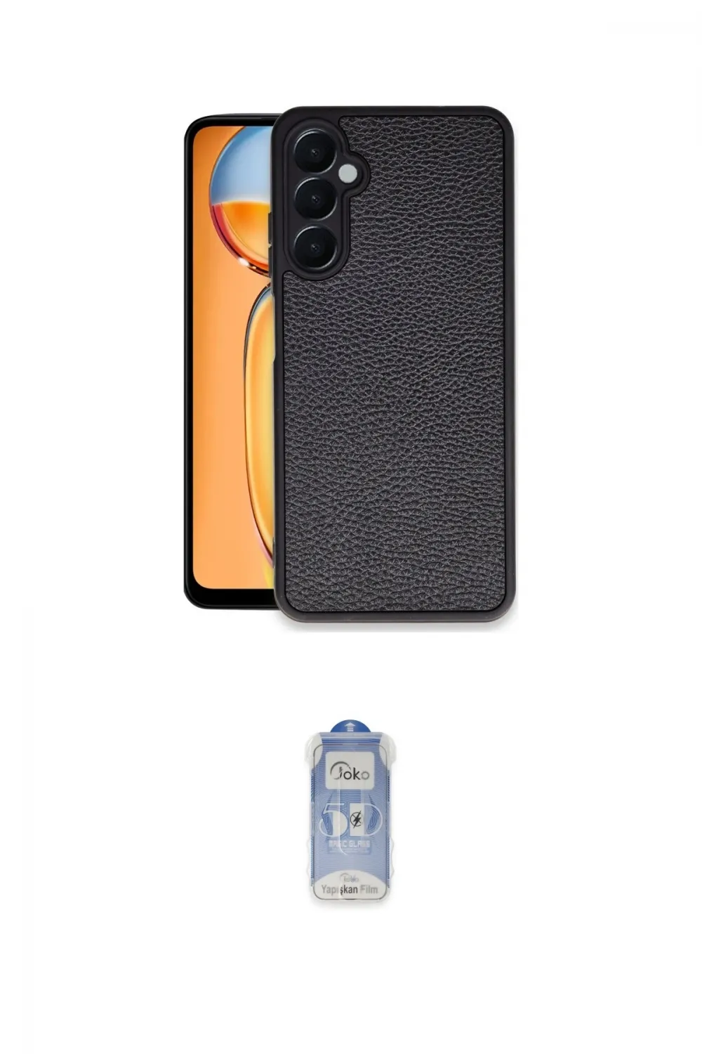ieg™ Galaxy A35 5G Kılıf Kıvılcım Işık Serisi - Siyah Joko Magic 5D Cam