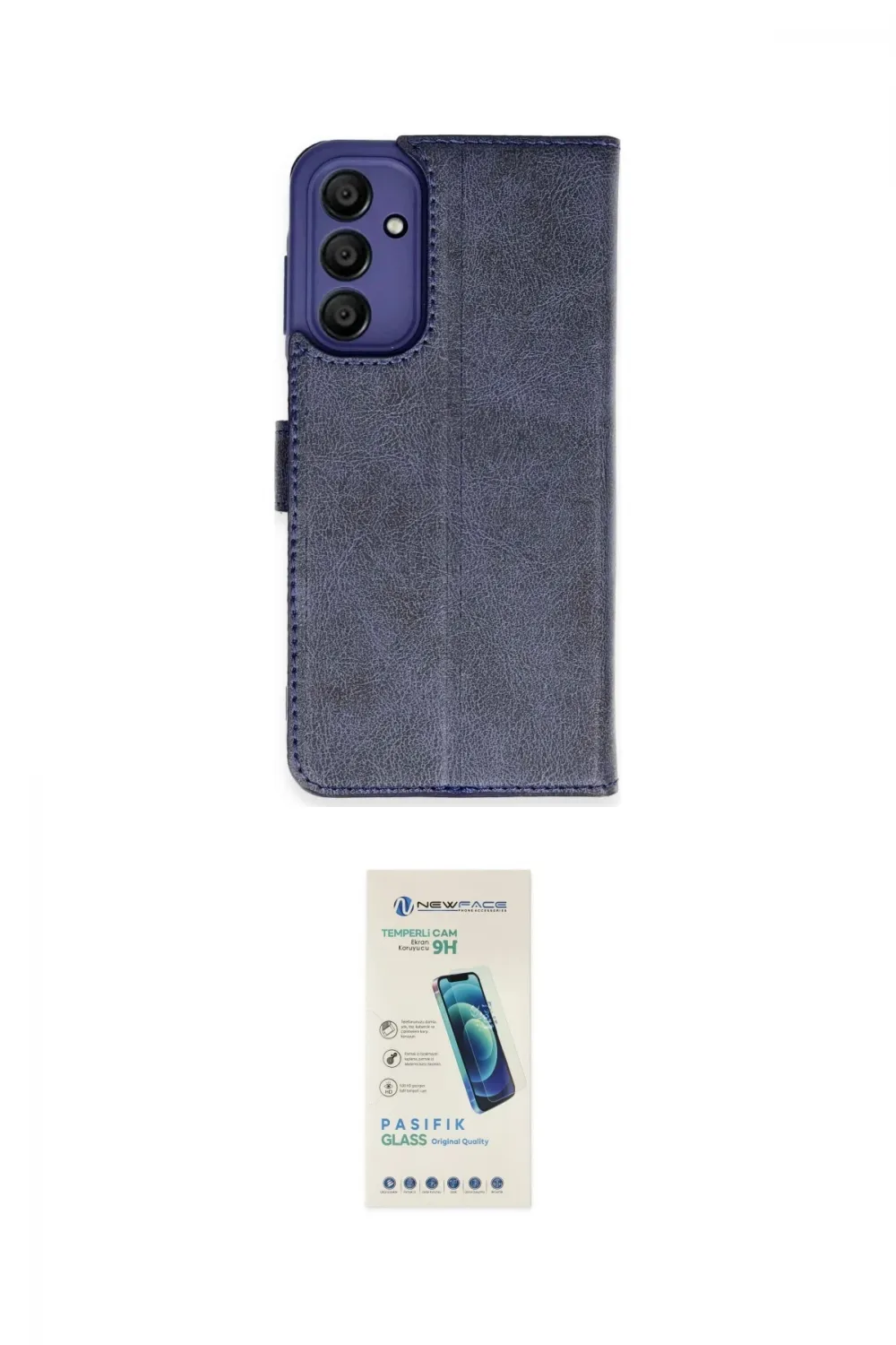 ieg™ Galaxy A35 5G Kılıf Siluet Işık Serisi - Şeffaf Pasifik Cam Ekran Koruyucu