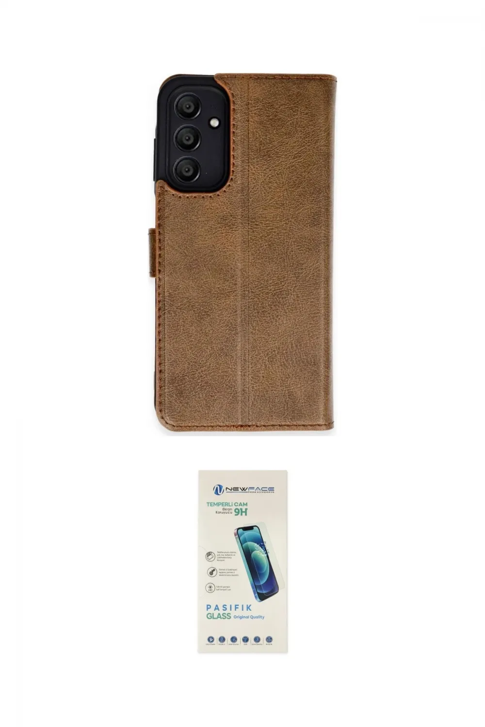 ieg™ Galaxy A35 5G Kılıf Siluet Işık Serisi - Şeffaf Pasifik Cam Ekran Koruyucu