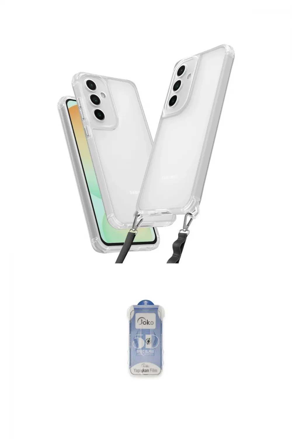 ieg™ Galaxy A35 5G Kılıf Ufuk Klasik - Siyah Joko Magic 5D Cam