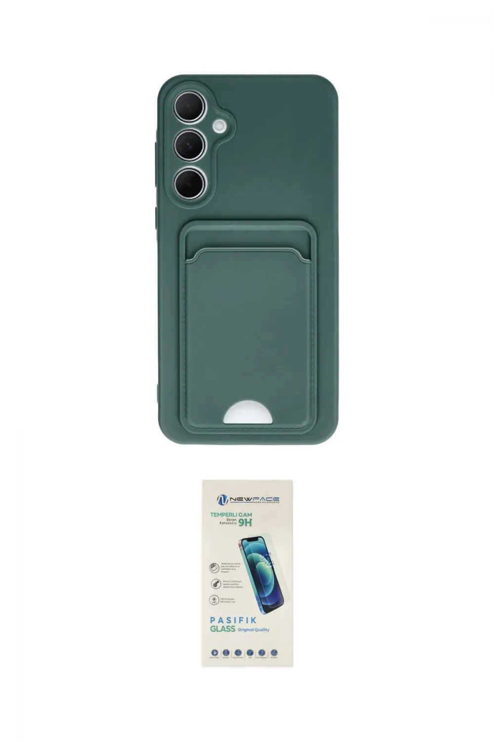 ieg™ Galaxy A35 5G Kılıf Vadi Çizgi Prime - Şeffaf Pasifik Cam Ekran Koruyucu
