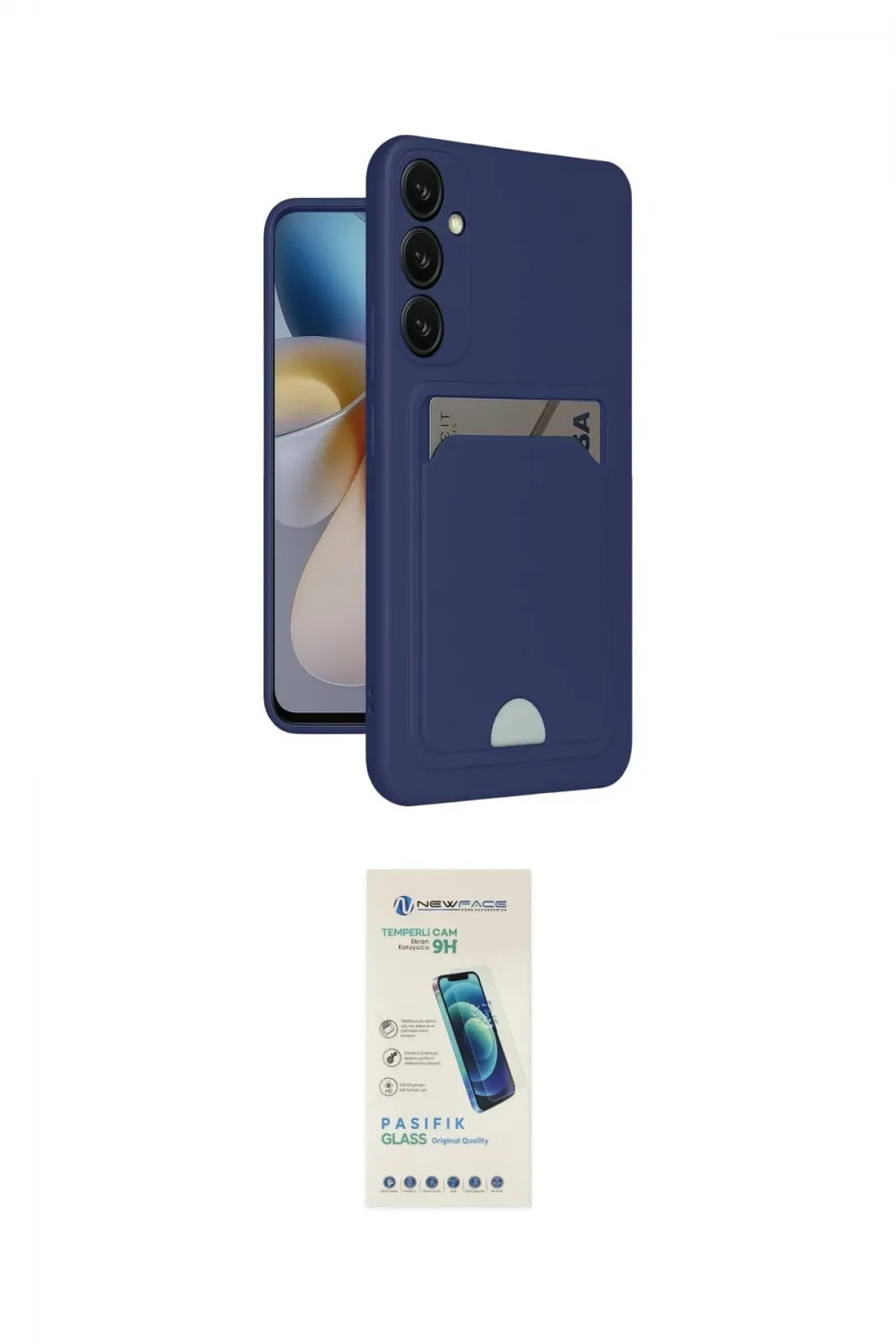 ieg™ Galaxy A35 5G Kılıf Vadi Çizgi Prime - Şeffaf Pasifik Cam Ekran Koruyucu