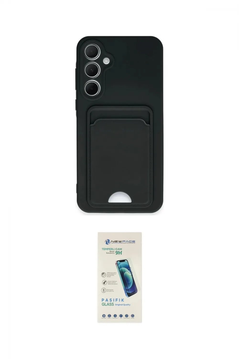 ieg™ Galaxy A35 5G Kılıf Vadi Çizgi Prime - Şeffaf Pasifik Cam Ekran Koruyucu
