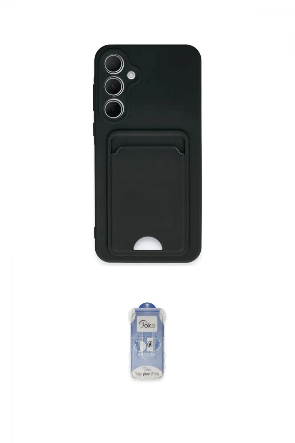 ieg™ Galaxy A35 5G Kılıf Vadi Çizgi Prime - Siyah Joko Magic 5D Cam