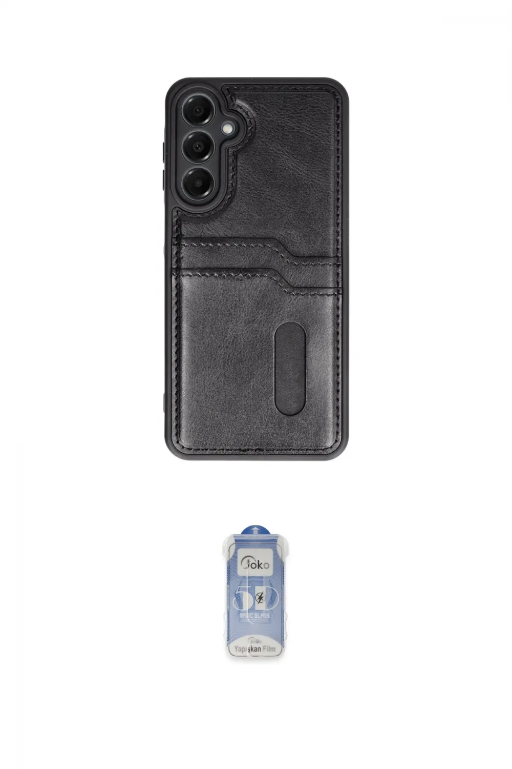 ieg™ Galaxy A35 5G Kılıf Yörünge Işık Serisi - Siyah Joko Magic 5D Cam