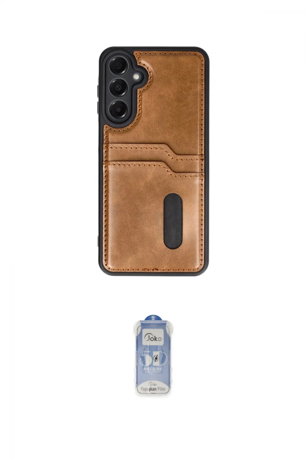 ieg™ Galaxy A35 5G Kılıf Yörünge Işık Serisi - Siyah Joko Magic 5D Cam