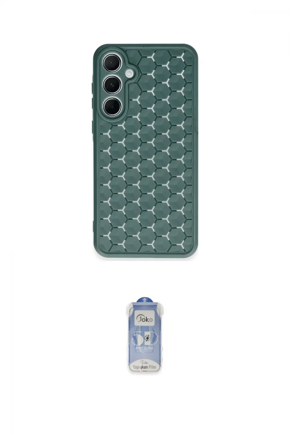 ieg™ Galaxy A35 5G Kılıf Zirve Form - Siyah Joko Magic 5D Cam