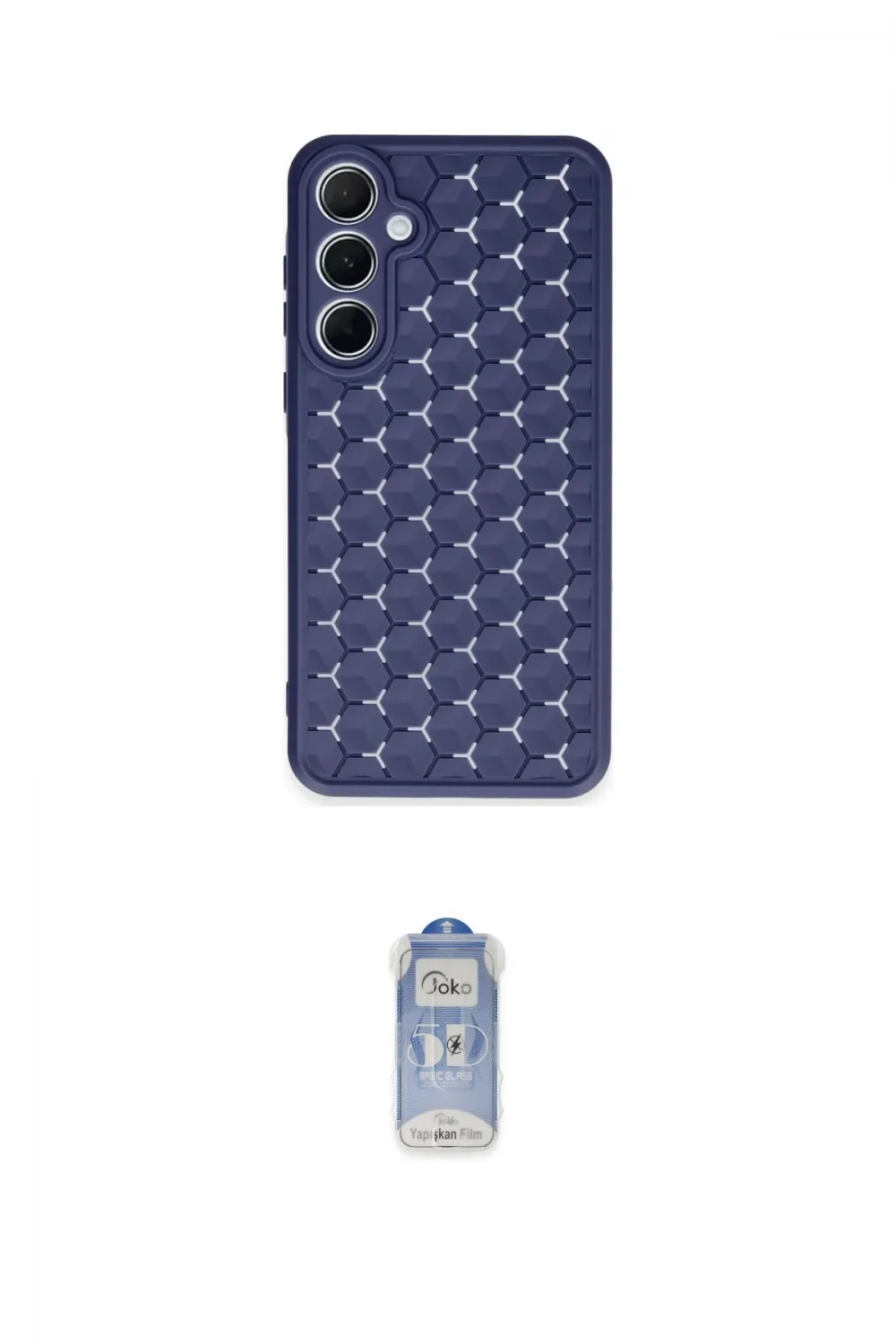 ieg™ Galaxy A35 5G Kılıf Zirve Form - Siyah Joko Magic 5D Cam